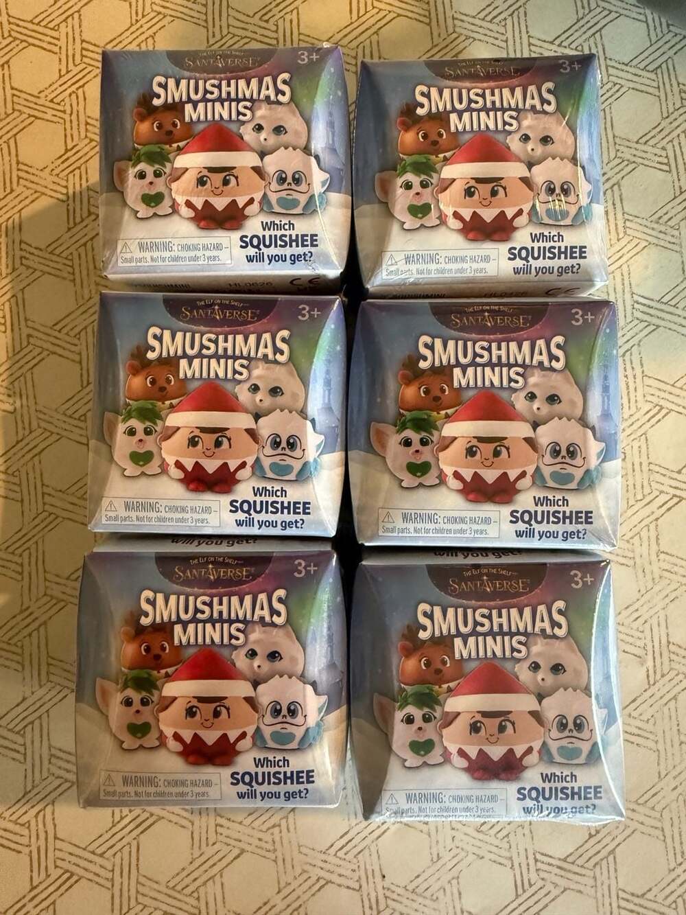 The Elf on the Shelf Santaverse Smushmas Minis Blind Box Lot of 6